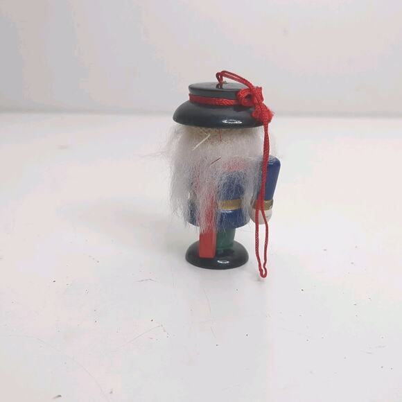 Nutcracker Lot Of 6 Christmas Ornaments Wood Painted Vtg. 2.5” - Picture 5 of 13